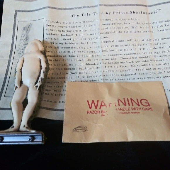 Antique Frog Prince Razor-One of a Kind - Picture 2 of 4